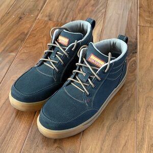 Twisted X Navy Canvas Men's Sneakers- Composite Toe work book